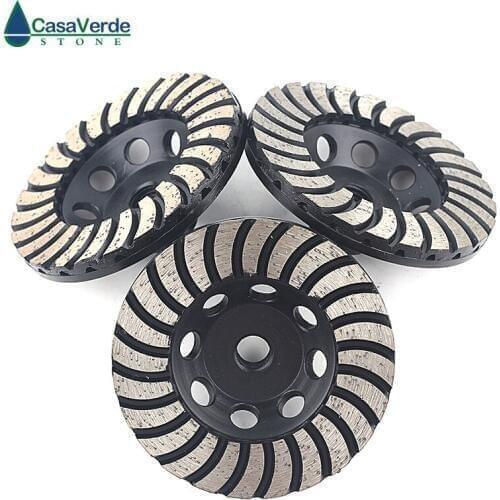 3pcs/set arbor M14 diamond 4 inch granite 100mm diamond grinding and polishing wheels for stone