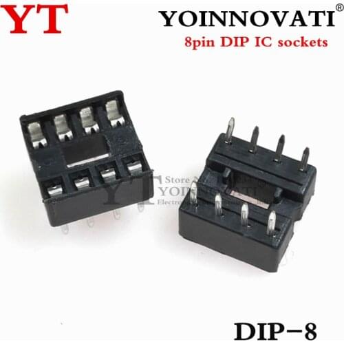 60pcs/lot 8pin DIP IC sockets Adaptor Solder Type 8 pin