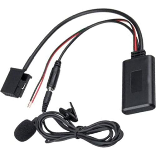 6000CD Bluetooth Audio AUX Input Adapter Smartphone Calling Handsfree Microphone Cable for Fo rd focus