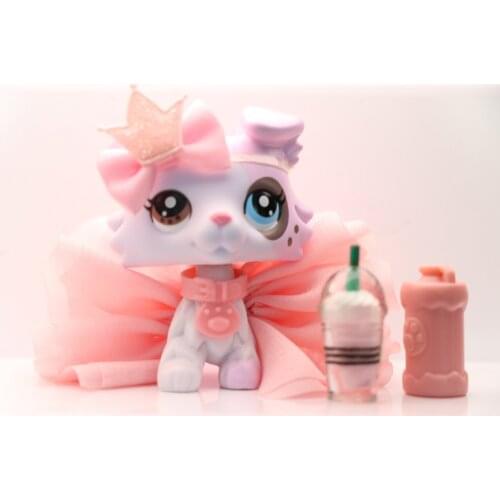 Pet Shop Accessories, Accessories 1 Set (5pcs) Best Gift for Your Kids Collect Pet Ice Cream Collie (Toy Included)