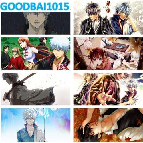 DIY 5D Diamond Painting Mosaic Wall Art Diamond Embroidery Full Drill Home Decor Cross Stitch Kits Japanese Anime Gintoki Sakata
