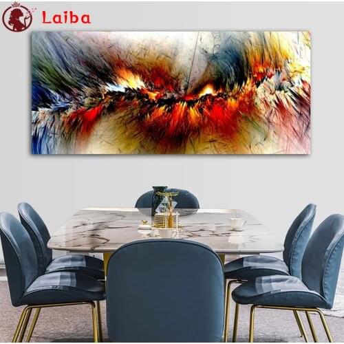 DIY Diamond Painting Abstract art, colorful clouds cross stitch mosaic full square/round diamond embroidery rhinestone painting