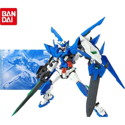 Bandai Hobby MG 1/100 Gundam Amazing Exia PPGN-001 (Plastic kit) PVC Action Anime Figure Toy Assembly Model PB Limited Japanese