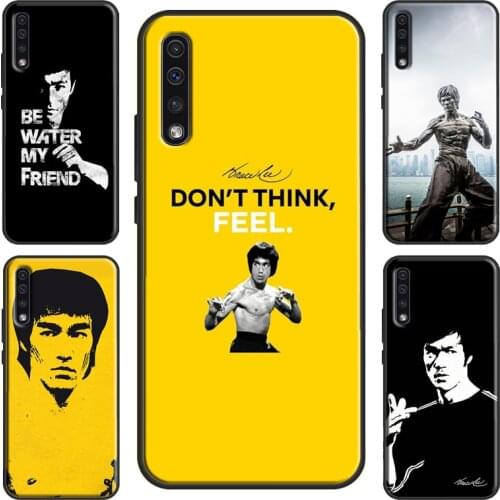 Martial Bruce Lee Dragon Art Case For Samsung A32 A12 A52 A72 S21 Ultra S20 FE Plus A50 A70 A02S A21S A31 A51 A71 Cover