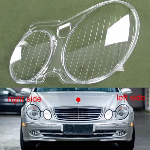 For 2002 2003 2004 2005 2006 2007 2008 Benz W211 E240 E200 E280 E300 Headlight Shell Transparent Lampshade Headlamp Glass