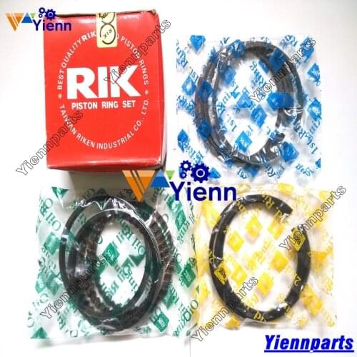 For Toyota 3P 4P Piston Ring Set 76.6mm For TOYOTA Forklift 3P 4P Gasoline Engine Parts