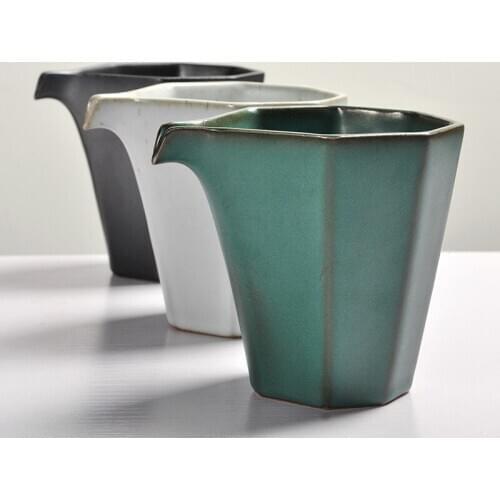 Stoneware Tea Set Japanese Kung Fu Tea Set Fair Cup Handmade Retro Kiln Variation Tea Maker Dehua Ceramic Cup