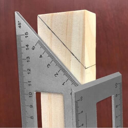 Multifunctional Square 45/90 Degree Gauge Angle Ruler Measuring Woodworking Tool