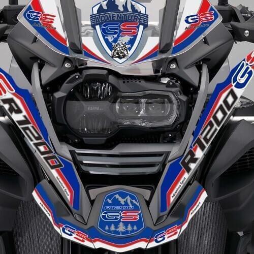 R 1200 GS R1200 GSA For BMW R1200GS Stickers Protector Tank Pad Fender Windshield handguard Adventure Trunk Aluminium Cases