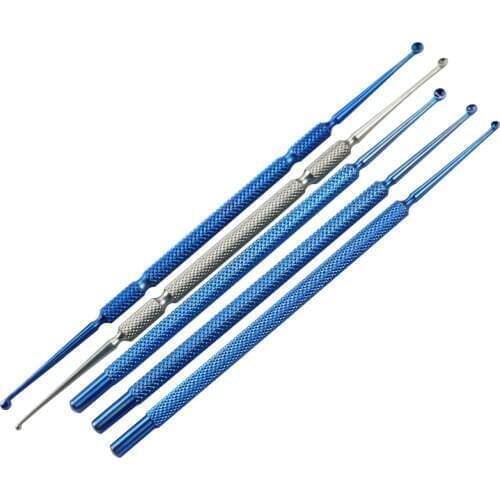 S/M/L Size Stainless Steel Microscopic Ophthalmic Instruments Tarsal Gland Cysts Tweezers meyerhoefer chalazion curette