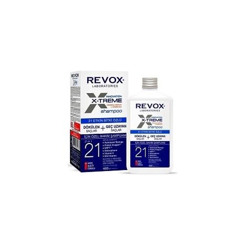 Revox E-xtreme Shampoo for Shedding and Late Growth Hair 400ml