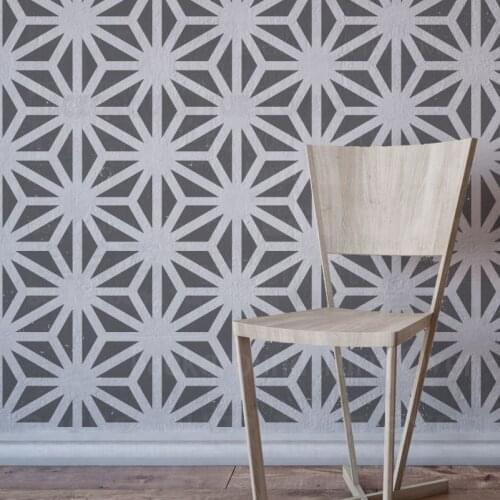 50cm 60cm Stencil For Wall Decor On The Large Lock Template Painting Furniture Geometric Arabic Ethnic Traditional Islamic S122
