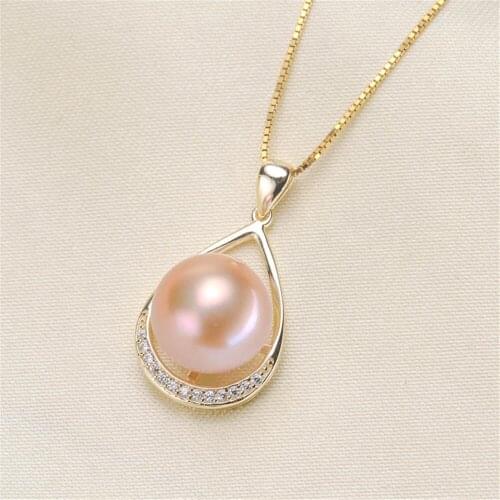 S925 Sterling Silver Screw Eye Pin Bail Top Drilled Beads End Cap For DIY Pearl Charm Pendant Connectors Jewelry Making