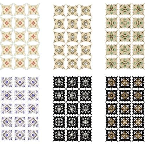 Waterproof Tile Diagonal Stickers Home Floor Decoration Self-adhesion Paper