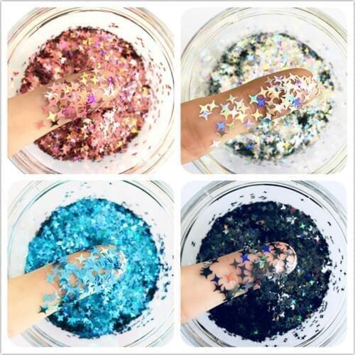 1 box Slime Slice Glitter Sprinkles Filler for Clay DIY Nail Beauty Decoration Toys for Children Kids