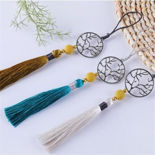 10pcs Curtain Tieback Tassel Round Tree Beads Fabric Tassel Hanging Ball Fringe Trim Craft Textile Sewing Accessories Decor