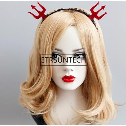 100pcs Demon Evil Headband Women Adults Cosplay Decor Xmas Halloween Party Headwear Hairband Props