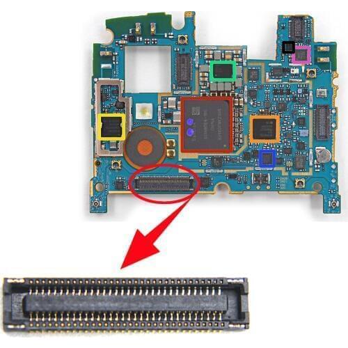 2pcs/lot New charger FPC Connector for LG Nexus 5 D820 on motherboard 64pin charging flex connector on mainboard