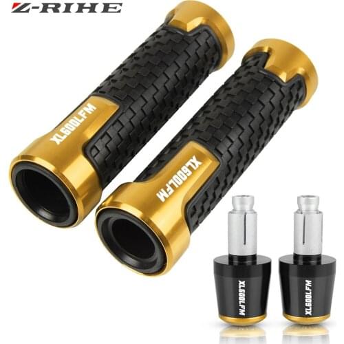 Motorcycle CNC Accessories 7/8" 22MM Handlebar Hand Grips Handle Bar End Cap For HONDA XL600LMF XL600 LMF XL600L MF 1985-1986