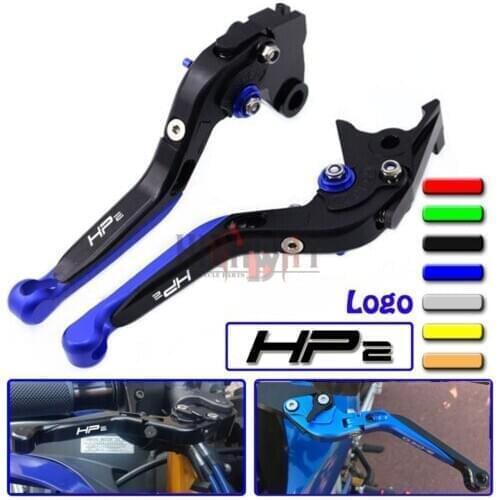CNC Aluminum Brake Handle Bar Lever Extendable Folding Adjustable Brake Clutch Levers For BMW HP2 Enduro 2005-2008