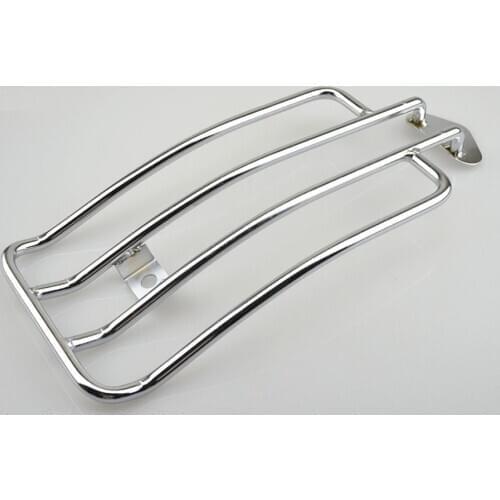 Motorcycle Chrome Solo Seat Rear Fender Rear Plated Luggage Rack For Solo Harley Davidson Sportster 883N 1200 XL 1985-2003
