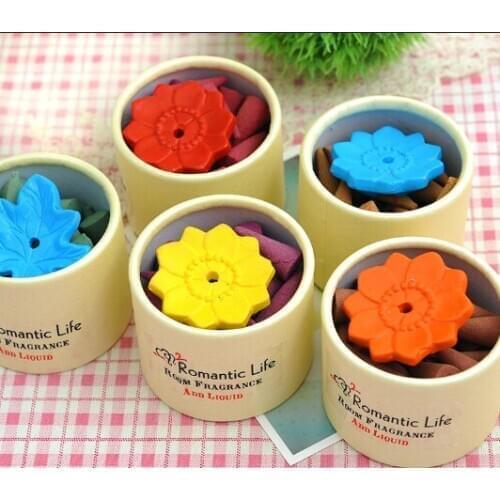 Free Shipping India Aromatherapy Thai Pagoda Incense Cone Aromatherapy Tower Incense Toilet Deodorant 40pcs/box