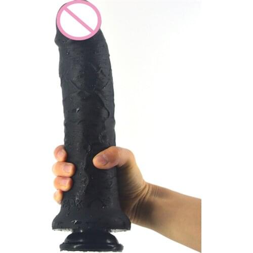 Big Silicone Black Dildo Sex Toy for Women Anal Simulation Large Thick Penis Stick Penis Anal Plug Thick and Long Adult Product