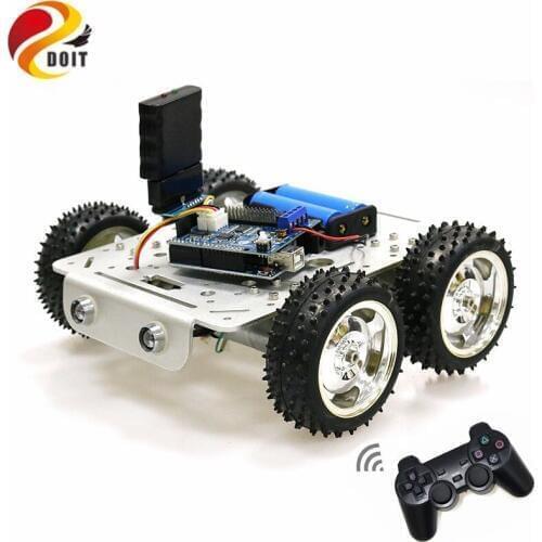C300 Bluetooth/Handle/WiFi RC Control Robot Tank Chassis Car Kit with UNO R3 Development Board+ 4 Road Motor Driver Board DIY