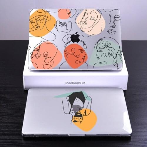 3D Print Abstract Lines of Women Case For Macbook Air 13 A2337 A2179 A2338 2020 M1 Chip Pro 12 11 15 A2289 Mac book Pro 16 A2141