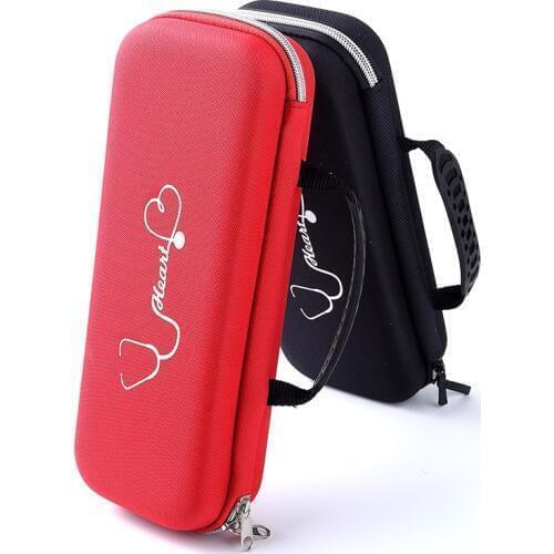 Carrying Organizer Case Storage Pouch Bag audio record Pen for Nurse Stethoscope/Hard drive/USB cable