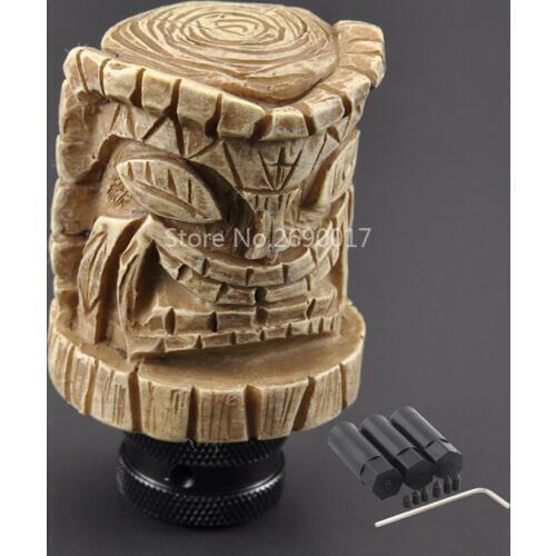 Wooden Pile Gear Shift Knob for Car BMW Chevrolet Audi Ford Nissan Porsche Honda SUV Crossover Truck Wagon Hatchback Coupe