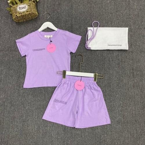 European and American leisure childrens leisure suits, summer new two-piece design, mens and womens suits