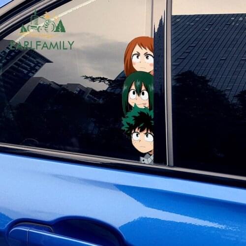 EARLFAMILY 13cm x 3.6cm For My Hero Academia Peek Car Stickers Interesting Decal Funny Waterproof Scratch-proof Sticker Decor