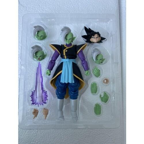 In stock Demoniacal Fit SHF God of Creation Zamasu True Believer Goku PVC Action Figure Figurals Brinquedos Toy Model