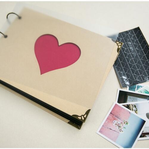 New Quality A4 handmade diy photo album 28 pages paper photo albums scrapbook for baby familiy wedding memory Photo Album