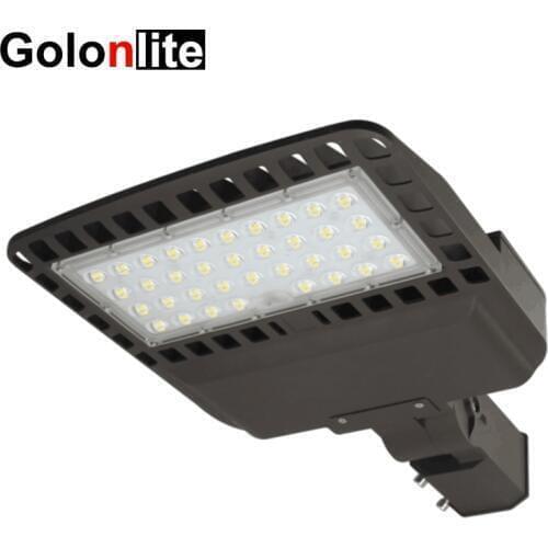 Golonlite 300W 200W 150W 100W LED shoebox light public lighting street road parking lot Meanwell 5 years warranty