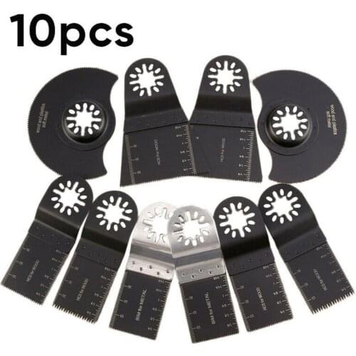 10Pcs Wood Saw Blades Fein Bosch Makita Milwaukee Bosch Multitool Wood Metal Cutting Saw Blade Best For Cutting