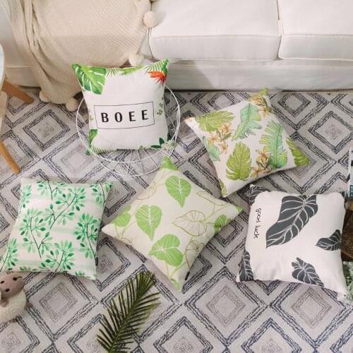 Botany Linen Pillow Cover Deer Cushion Cover Creative Home Decorative Cotton Linen Pillow Case for Home Sofa Decor