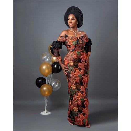 MIQIER2021 High Quality African Nigerian Tulle Lace Fabric Organza Embroidery Guipure Party Gown Dress Brocade Jacquard French