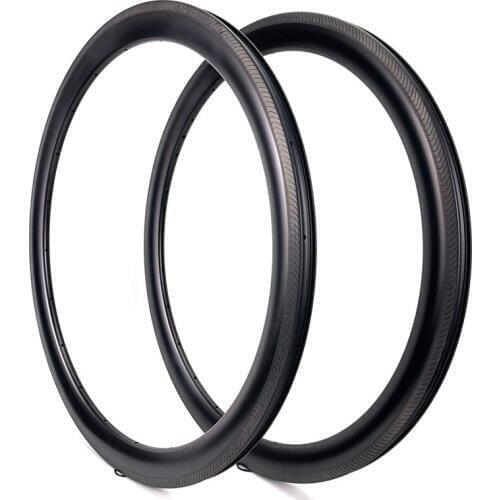 Road Bike Aero Rims 47mm Tubeless UD matte High TG Carbon Road Bike Rim With Newest Aero Brake surface