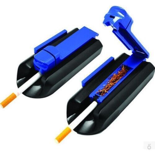 New 1pcs Plastic Rolling Injector Single Tube Tobacco Roller Cigarette Maker Rolling Injector Machine Smoking Accessories G8767