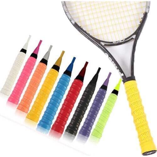 110CM Anti Slip Racket Over Grip Roll Tennis Badminton Squash Handle Overgrips Tape Badminton Racket Sweat Breathable Band