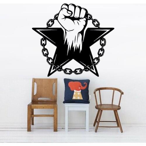 Sports Wall Decals Motivation Bodybuilding Strength Vinyl Waterproof Wall Stickers Home Decoration Accessories For Gym Z462