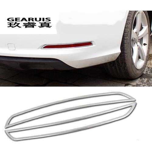 Car Styling Rear Fog lamp frame decorative cover trim Car styling Stainless Steel stickers for Audi A3 8V 2014-2017 Accessiroes