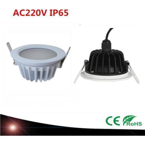 Super bright Waterproof IP65 220V 9W/12W/15W Led panel light Cold white Warm white LED Downlight LED Light