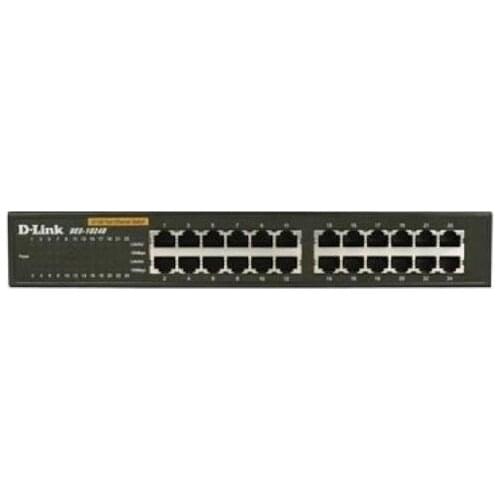 Switch D-Link DES-1024D 24 p 10 / 100 Mbps Black