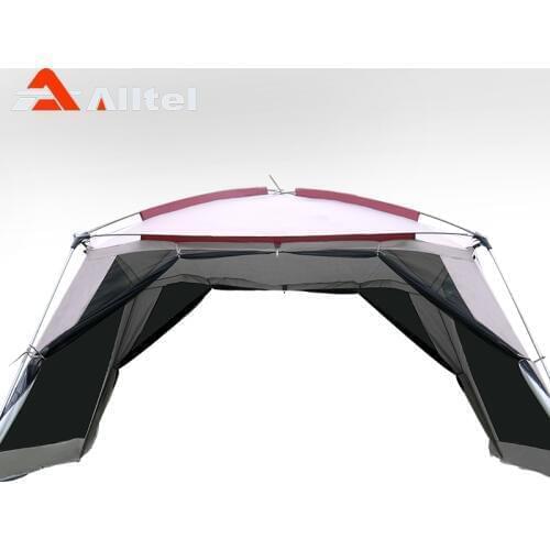 4Corner awning Outdoor canopy tent sunscreen mosquito 5-8 camping shade shelter more people barbecue beach leisure tent