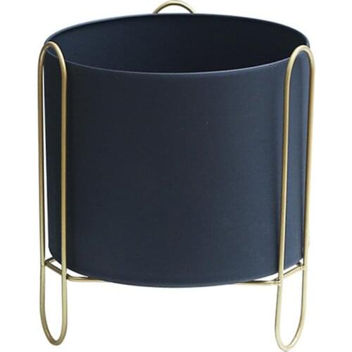 4 color Wrought Iron Vase Flower Stand Flowerpot Holder Pot culture container for Home indoor Outdoor Decoration