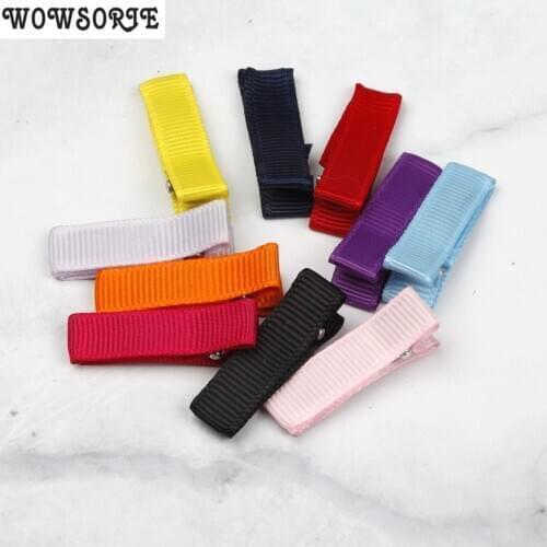 3.5cm Ribbed band Hairclip Hairbows Chic Hair Accessories Fashion Hair Barrette Hair snap clip DIY Clip Headwear Accessory 30pcs