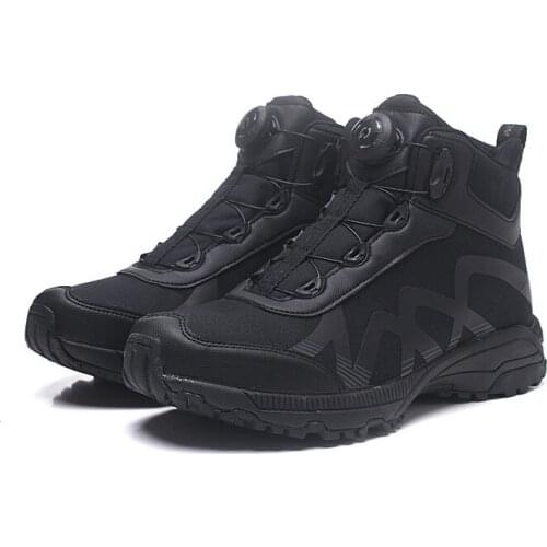 5.5 inch Skyhawk type automatic quick return function shock-absorbing insole duty shoes black female work shoes